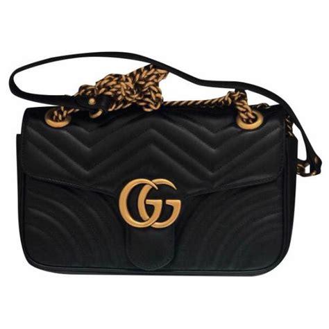 bolsa gucci negra